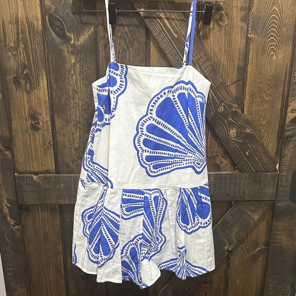 Sabo Skirt Blue and White Jumpsuit